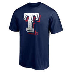 Navy Texas Rangers Red White and Team T-Shirt