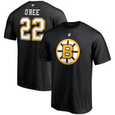 NHL Willie O'Ree Boston Bruins Fanatics Authentic Stack Retired Player Name & Number T-Shirt