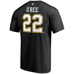 NHL Willie O'Ree Boston Bruins Fanatics Authentic Stack Retired Player Name & Number T-Shirt
