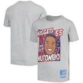 Mitchell & Ness Dikembe Mutombo Denver Nuggets Youth Hardwood Classics King of the Court Player T-Shirt sale