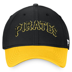 Black/Gold Pittsburgh Pirates Fanatics Core Flex Hat