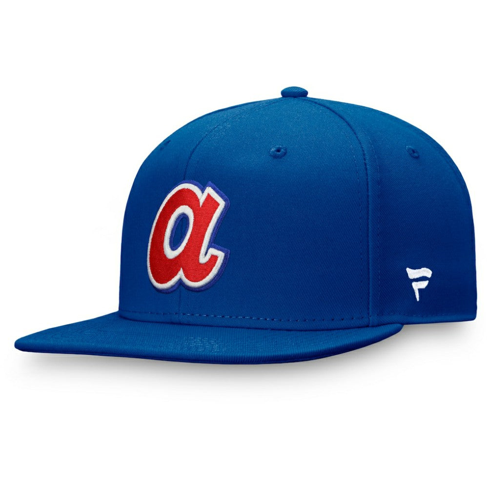 Royal Atlanta Braves Fanatics Cooperstown Collection Core Snapback Hat