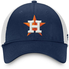 Navy/White Houston Astros Fanatics Team Core Unstructured Trucker Adjustable Hat