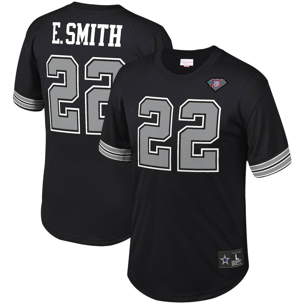 Emmitt Smith Retired Player Name & Number Mesh Top - Dallas Cowboys Tops