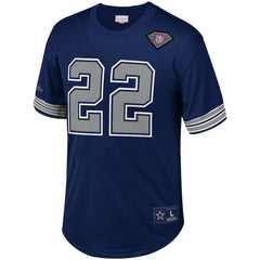 Emmitt Smith Retired Player Name & Number Mesh Top - Dallas Cowboys Tops