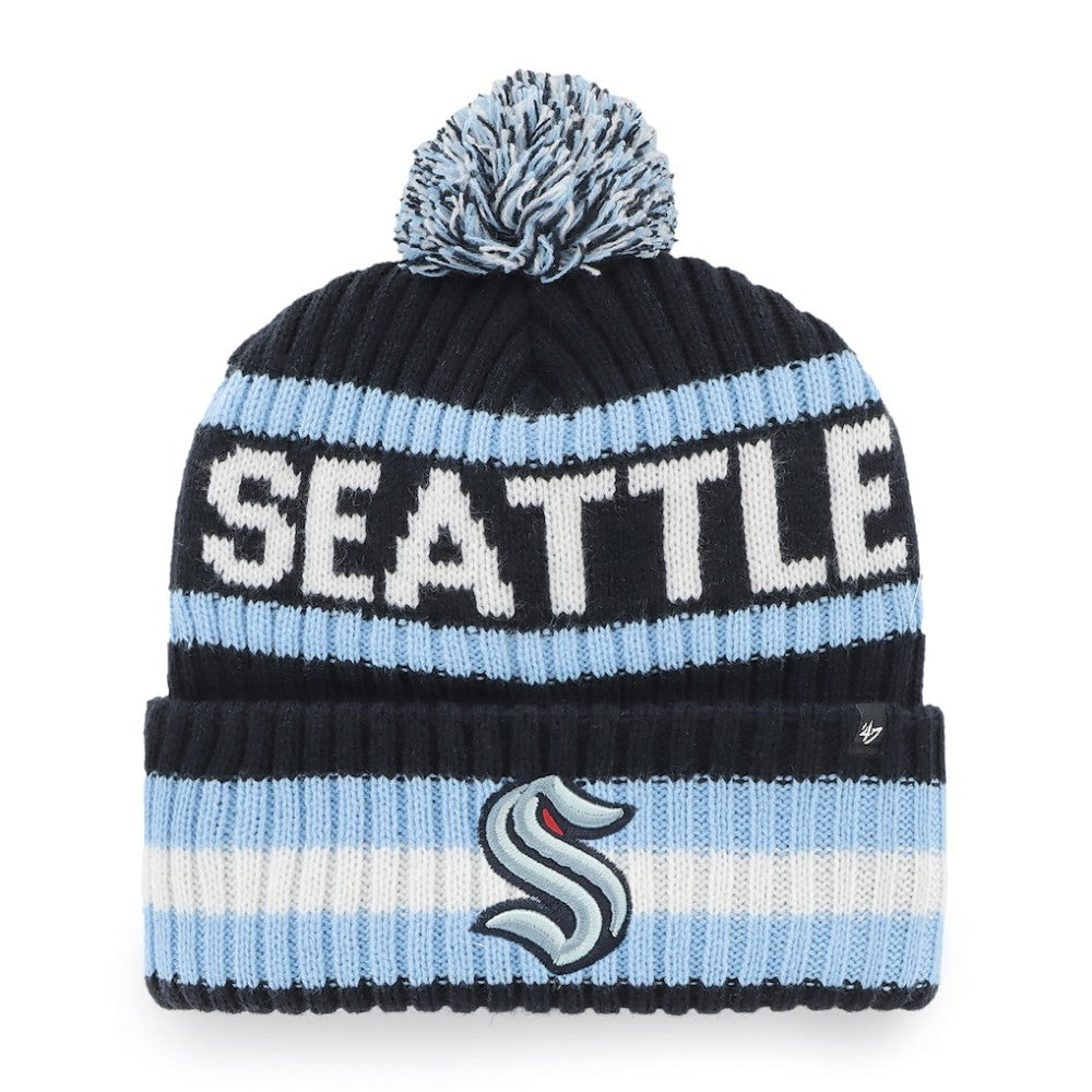 NHL Seattle Kraken '47 Bering Cuffed Knit Hat with Pom
