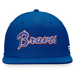 Royal Atlanta Braves Fanatics Cooperstown Collection Fitted Hat