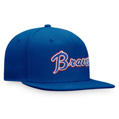 Royal Atlanta Braves Fanatics Cooperstown Collection Fitted Hat