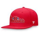 Red Philadelphia Phillies Fanatics Team Core Fitted Hat