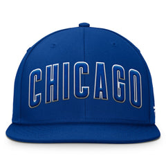 Royal Chicago Cubs Fanatics Team Core Fitted Hat
