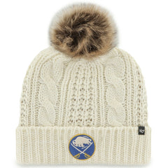 NHL Buffalo Sabres '47 Women's Meeko Cuffed Knit Hat with Pom