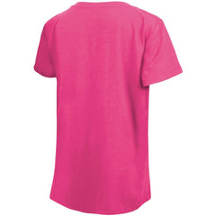 Pink Washington Nationals New Era Girl's Youth Jersey Stars V-Neck T-Shirt