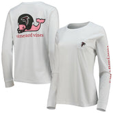 Vineyard Vines Women's Helmet Long Sleeve T-Shirt - Atlanta Falcons T-shirts