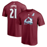 NHL Peter Forsberg Colorado Avalanche Fanatics Authentic Stack Retired Player Nickname & Number T-Shirt