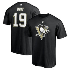 NHL Ryan Whitney Pittsburgh Penguins Fanatics Authentic Stack Retired Player Nickname & Number T-Shirt