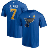 NHL Keith Tkachuk St. Louis Blues Fanatics Authentic Stack Retired Player Nickname & Number T-Shirt