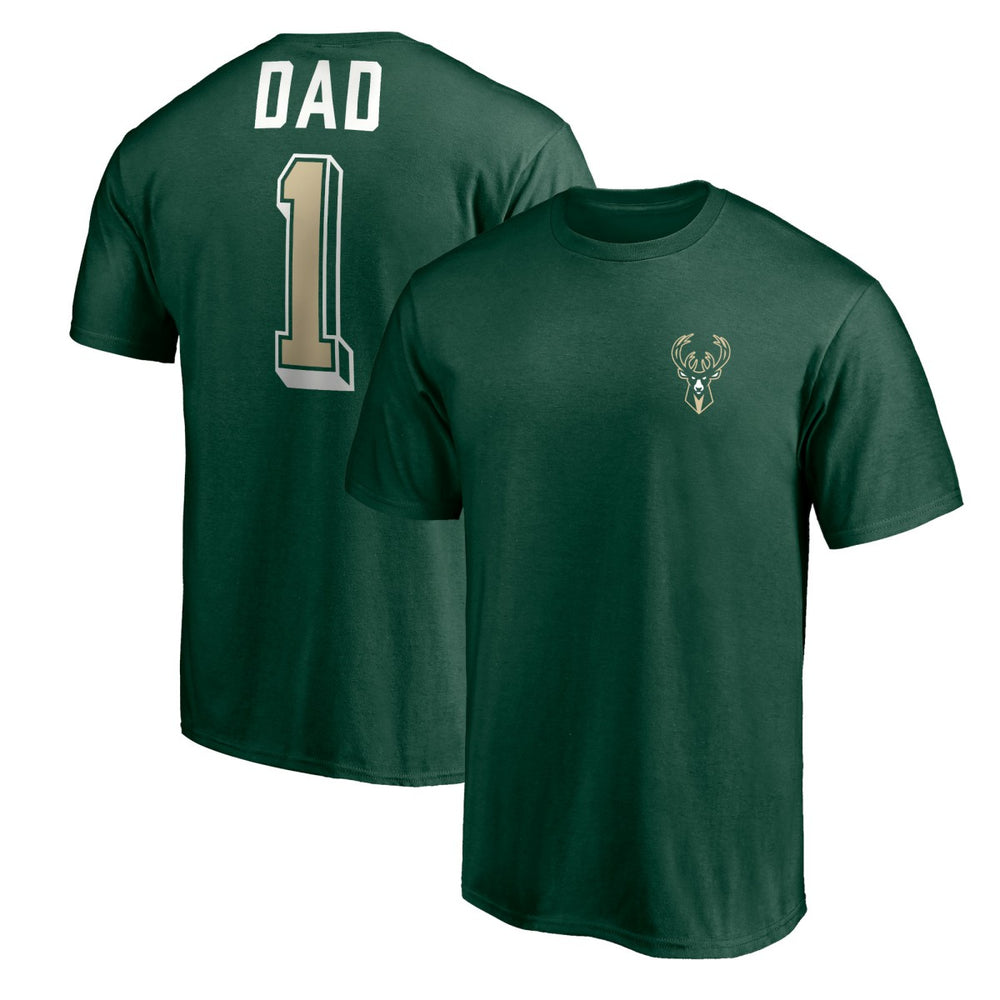 Milwaukee Bucks Number One Dad T-Shirt