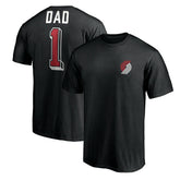 Portland Trail Blazers Number One Dad T-Shirt