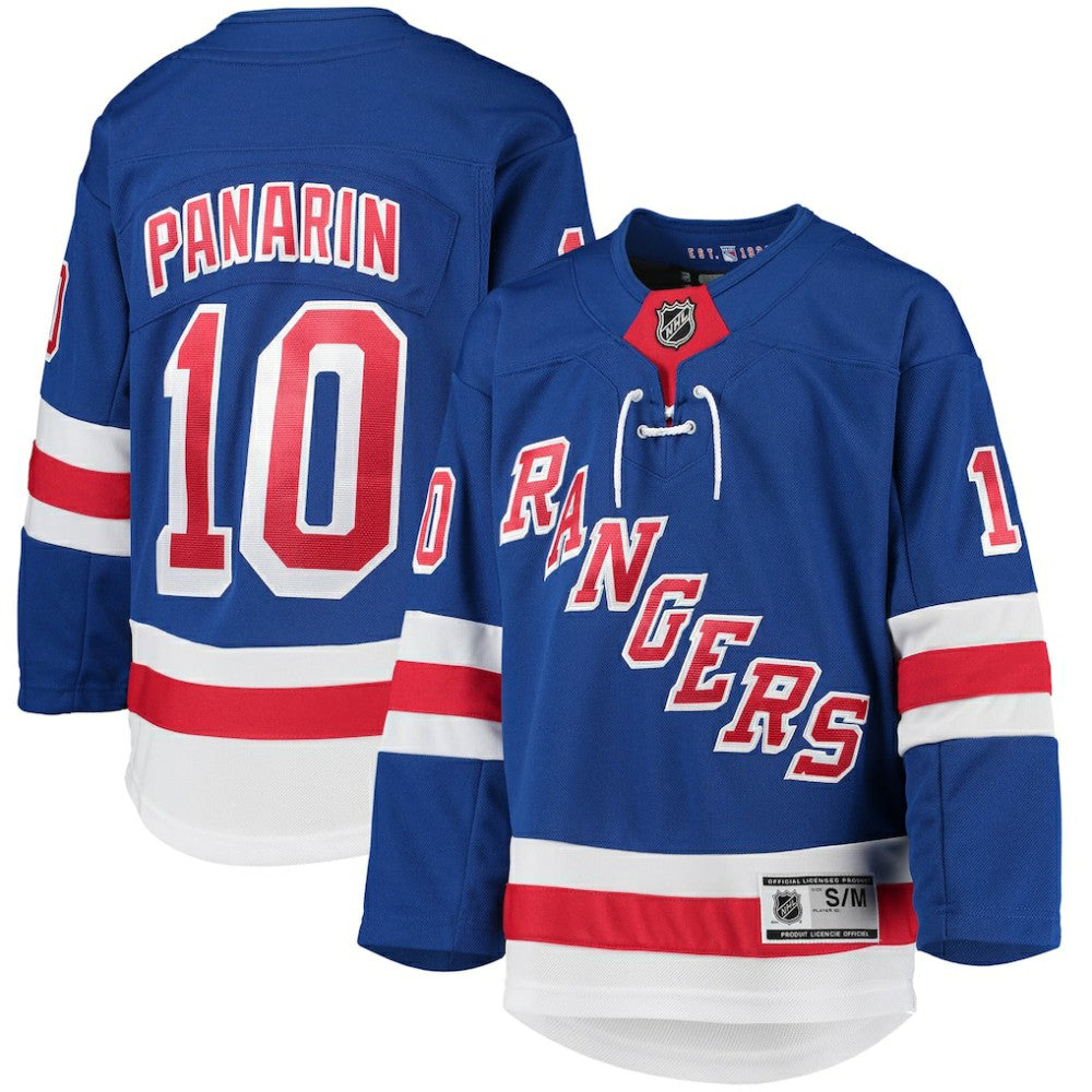 NHL Artemi Panarin New York Rangers Youth Home Premier Player Jersey