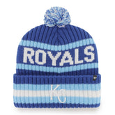 Royal Kansas City Royals '47 Bering Cuffed Knit Hat with Pom