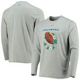 Sport Lei Pass Long Sleeve T-Shirt - Miami Dolphins T-shirts