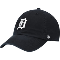 Black Detroit Tigers '47 Youth Team Logo Clean Up Adjustable Hat