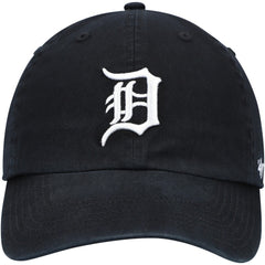 Black Detroit Tigers '47 Youth Team Logo Clean Up Adjustable Hat