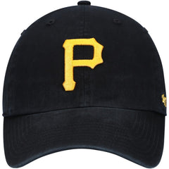 Black Pittsburgh Pirates '47 Youth Team Logo Clean Up Adjustable Hat