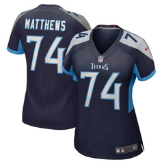 Bruce Matthews Women's Retired Player Jersey - Tennessee Titans Jerseys
