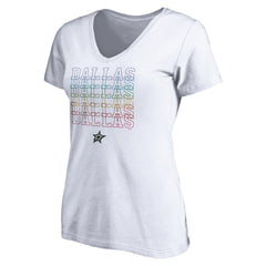 NHL Dallas Stars Women's City Pride V-Neck T-Shirt