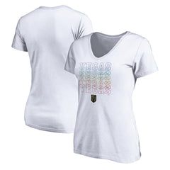 NHL Vegas Golden Knights Women's City Pride V-Neck T-Shirt