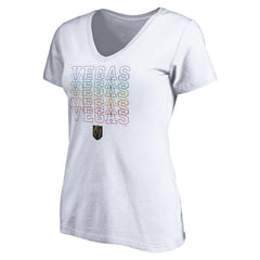 NHL Vegas Golden Knights Women's City Pride V-Neck T-Shirt