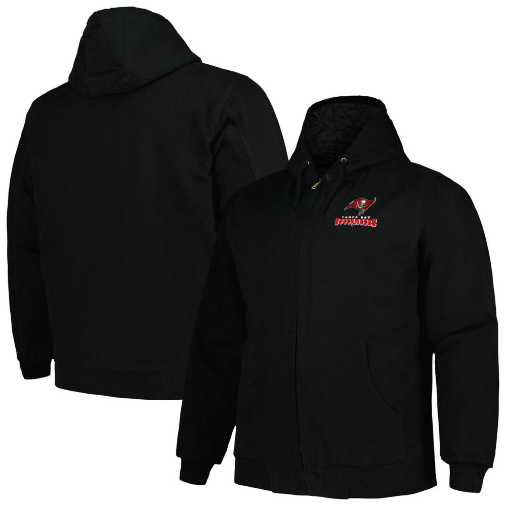 Dunbrooke Big & Tall Dakota Canvas Hoodie Full-Zip Jacket - Tampa Bay Buccaneers Hoodies