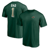 NHL Minnesota Wild Number One Dad Logo T-Shirt