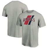 Heathered Gray Los Angeles Angels Team Prep T-Shirt