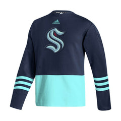 NHL Seattle Kraken adidas Logo AEROREADY Pullover Sweater