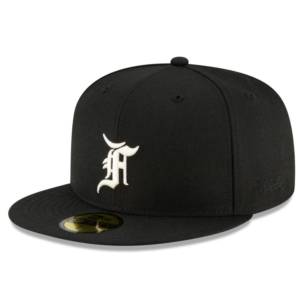 Black MLB New Era Fear of God Essentials 59FIFTY Fitted Hat