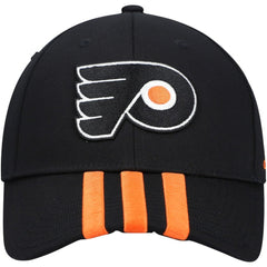 NHL Philadelphia Flyers adidas Locker Room Three Stripe Adjustable Hat