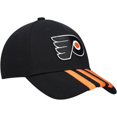 NHL Philadelphia Flyers adidas Locker Room Three Stripe Adjustable Hat