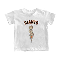 White San Francisco Giants Tiny Turnip Youth Triple Scoop T-Shirt