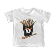 White Chicago White Sox Tiny Turnip Youth Hot Bats T-Shirt
