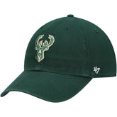 47 brand Milwaukee Bucks '47 Core Logo Clean Up Adjustable Hat