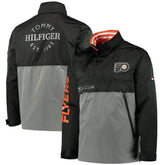NHL Philadelphia Flyers Tommy Hilfiger Anorak Quarter-Zip Hoodie Jacket