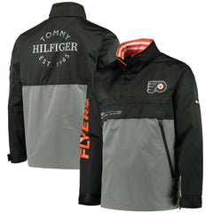 NHL Philadelphia Flyers Tommy Hilfiger Anorak Quarter-Zip Hoodie Jacket