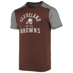 Majestic Threads Brownie The Elf Gridiron Classics Field Goal Slub T-Shirt - Cleveland Browns T-shirts