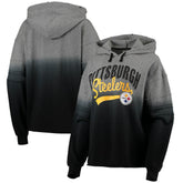 Touch Women's Superstar Dip-Dye Pullover Hoodie - Pittsburgh Steelers Hoodies