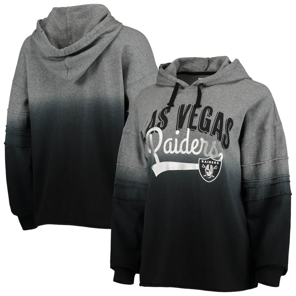 Touch Women's Superstar Dip-Dye Pullover Hoodie - Las Vegas Raiders Hoodies