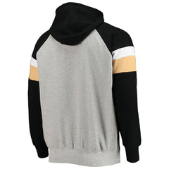 Starter Home Run Raglan Pullover Hoodie - New Orleans Saints Hoodies
