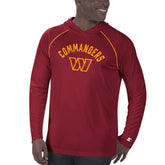 Washington Football Team Starter Raglan Long Sleeve Hoodie T-Shirt - Washington Commanders Hoodies