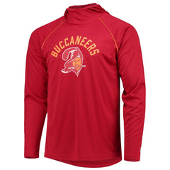 Starter Throwback Raglan Hoodie Long Sleeve T-Shirt - Tampa Bay Buccaneers Hoodies